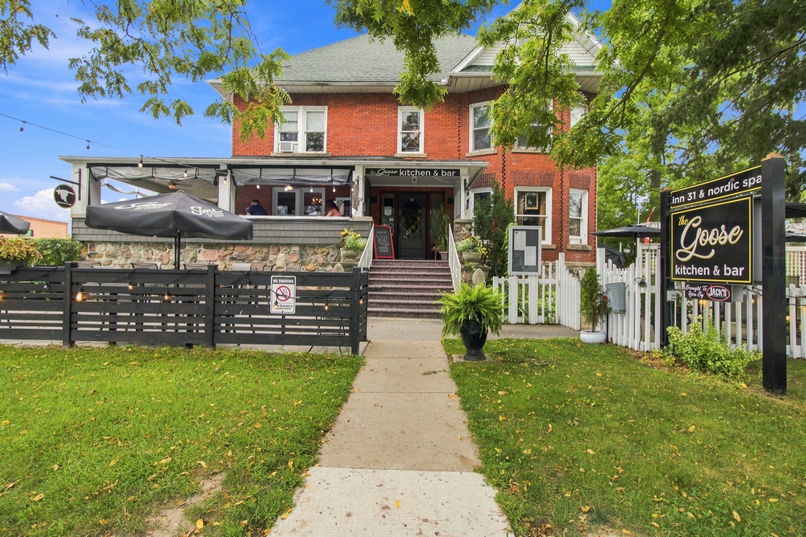 The Goose Kitchen and Bar, a century brick property on Division Street South