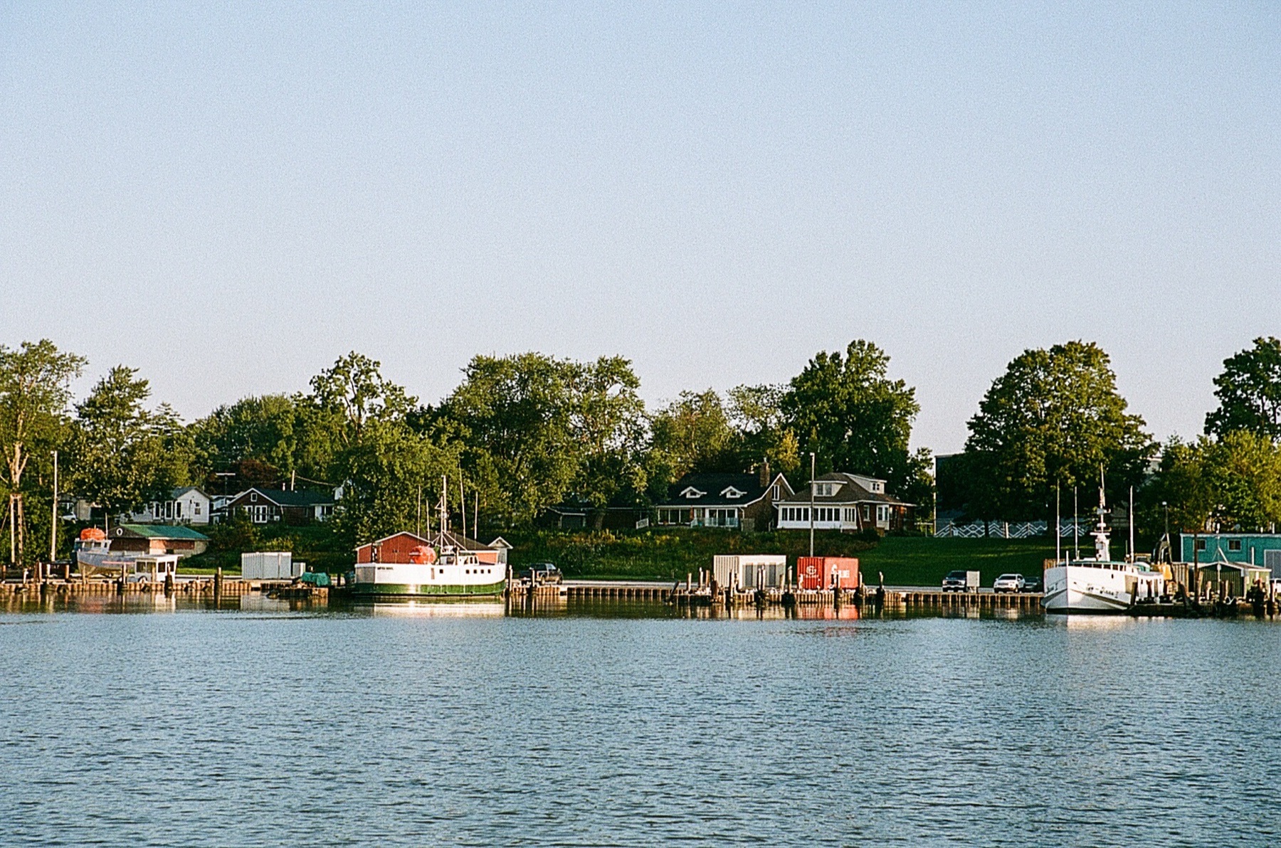 The Kingsville waterfront on Lake Erie