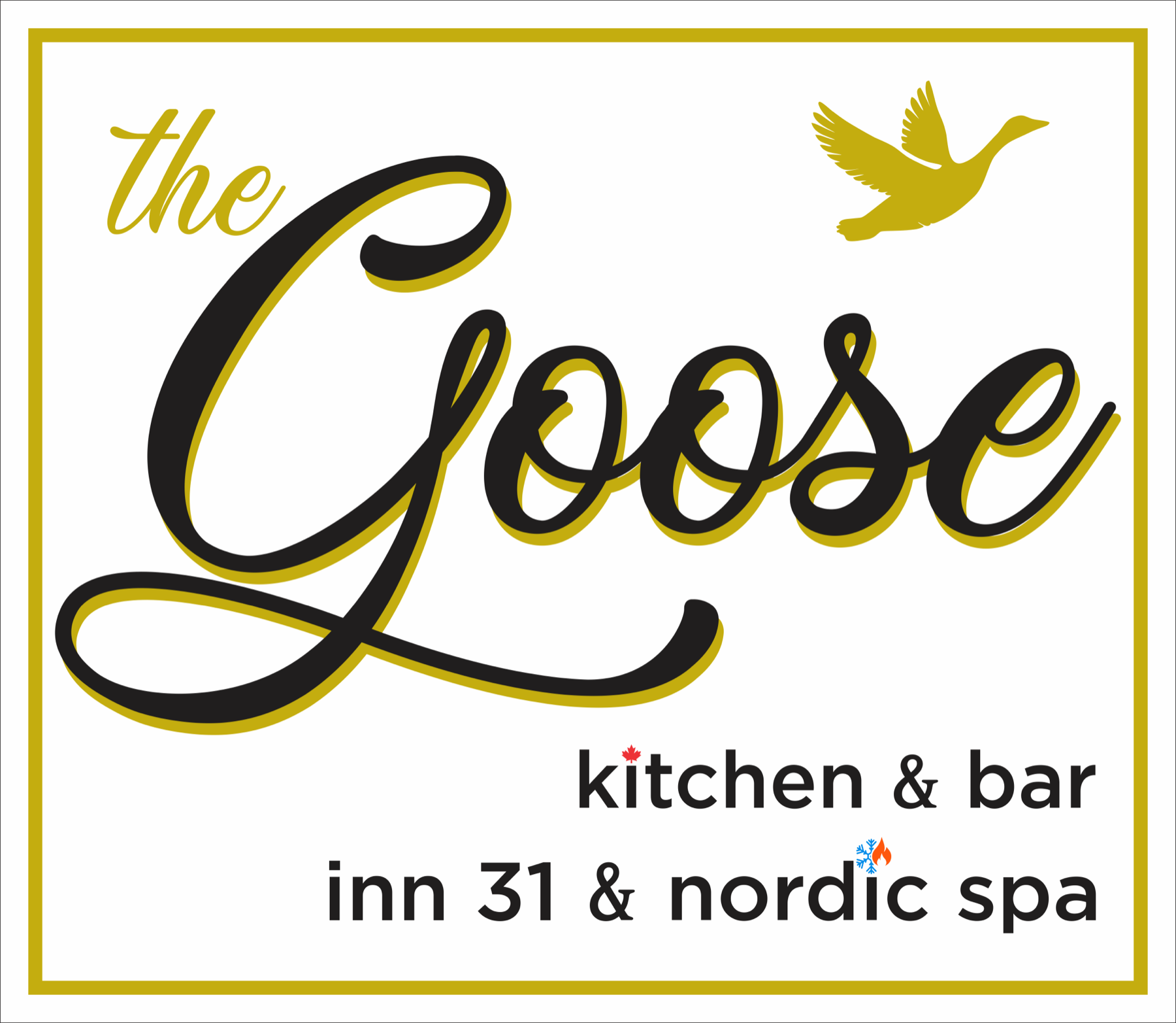 The Goose Kitchen and Bar, Inn 31 and Nordic Spa